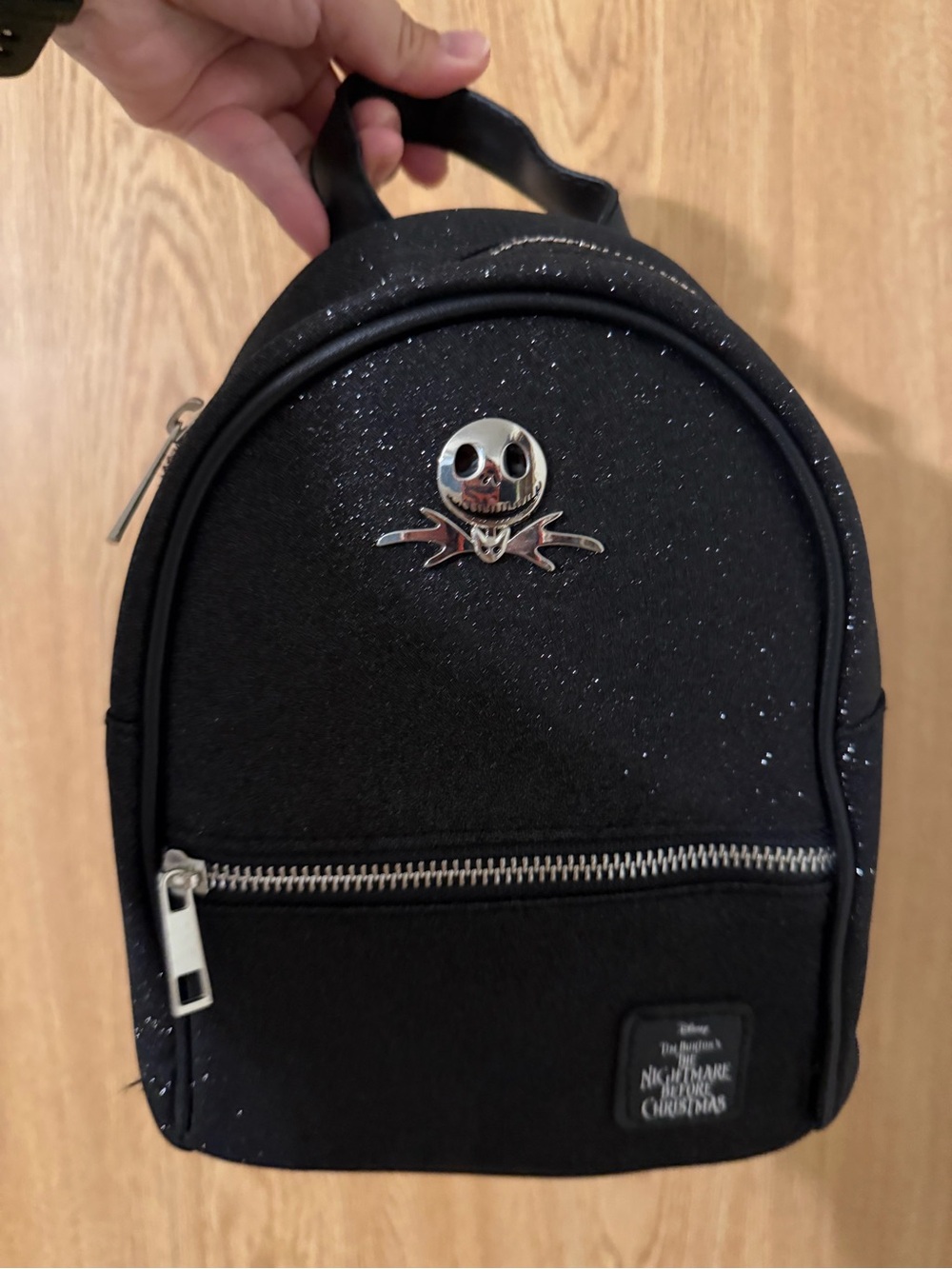 Black The Nightmare Before Christmas Jack Skellington Mini Backpack